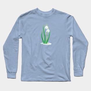 Snowdrops - Galanthus Long Sleeve T-Shirt